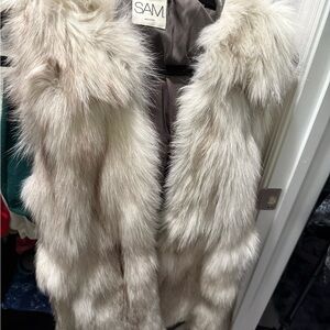SAM New York Faux Fur Vest NWOT